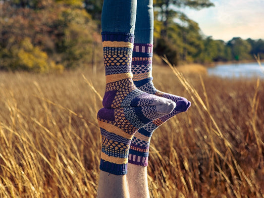 クルーソックス パープルレイン