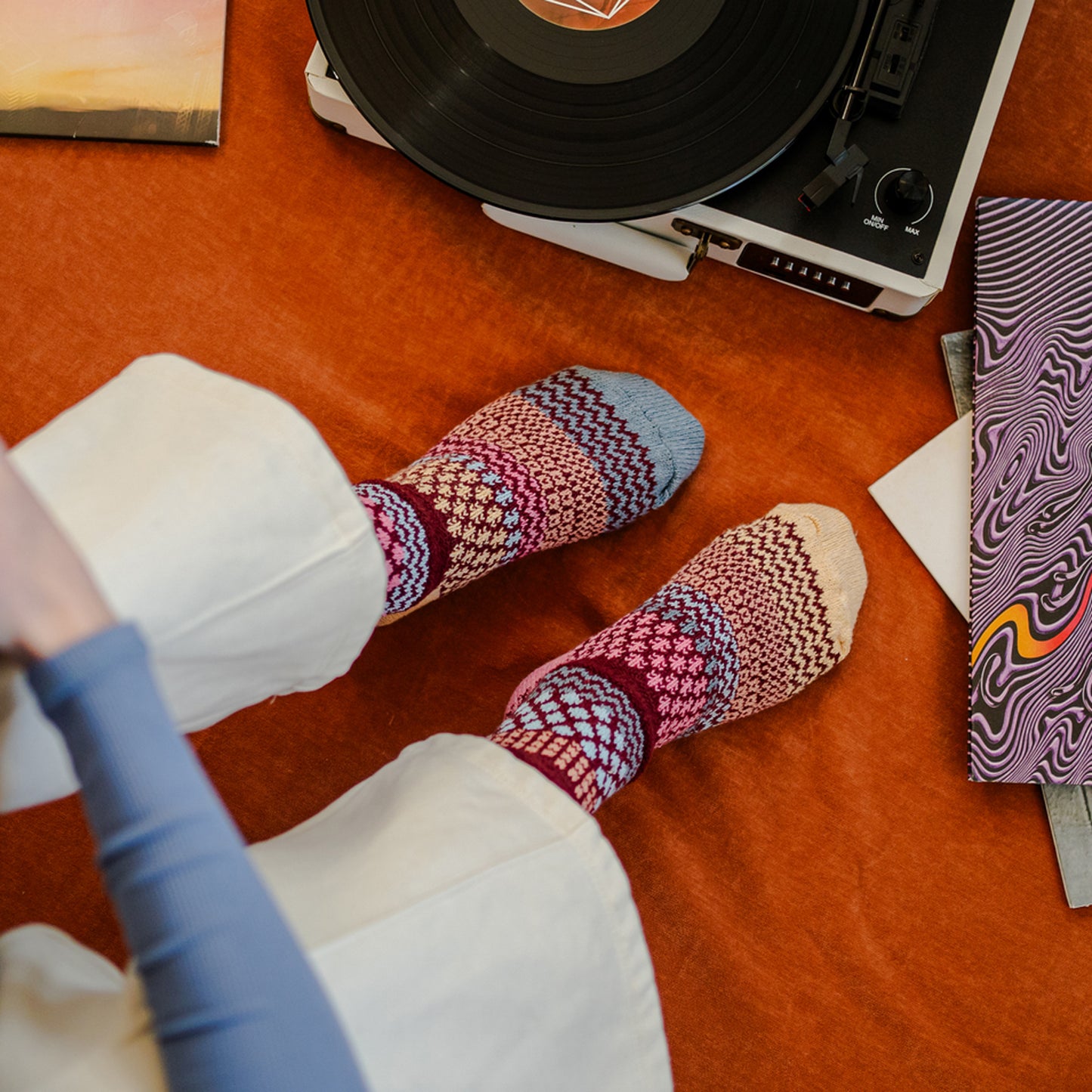 クルーソックス ラークスパー