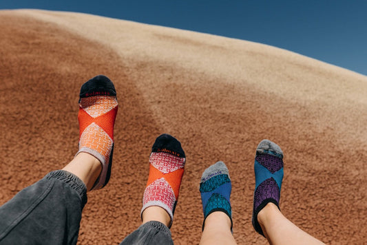 アンクルパフォーマンスウールソックス 2足セット フレイム