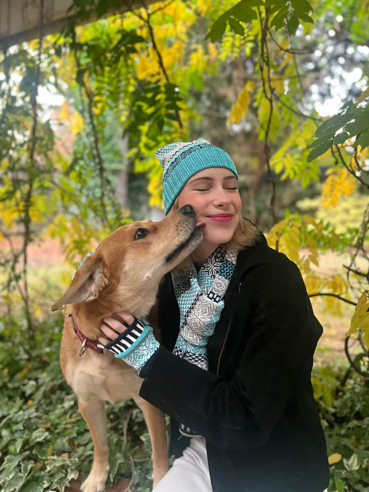 大判マフラースカーフ スノーフォール