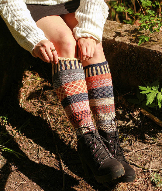 ニーソックス ナツメグ