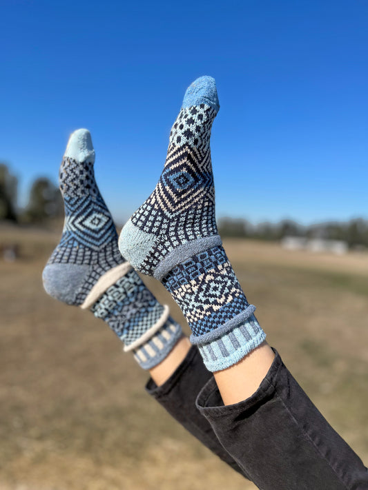 クルーソックス　アズール