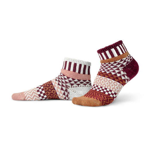 クオーターソックス アマランス