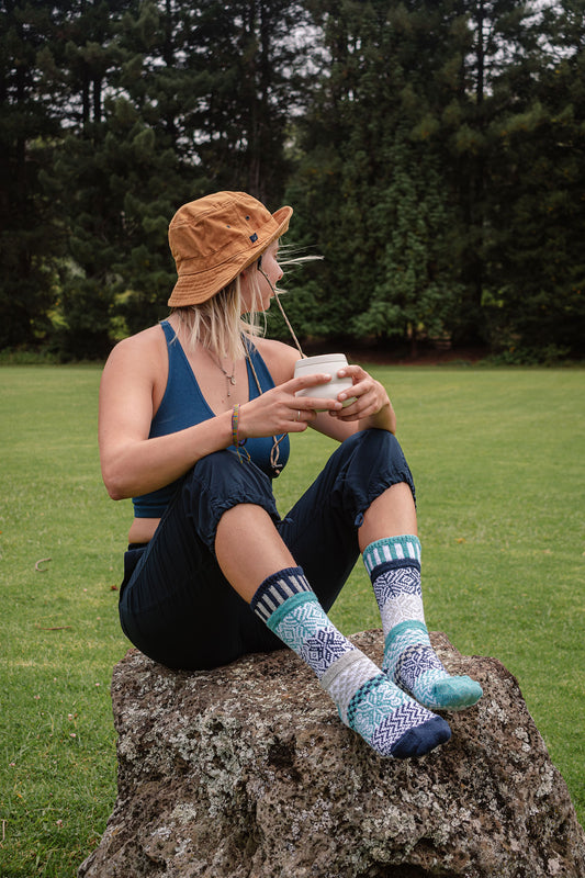 クルーソックス スノーフォール